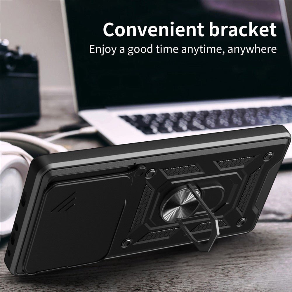 Custodia per Motorola Edge 70, Techsuit, CamShield, Nera