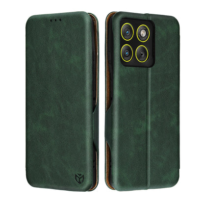 Custodia per Motorola Edge 70, Techsuit, Safe Wallet Plus, Verde