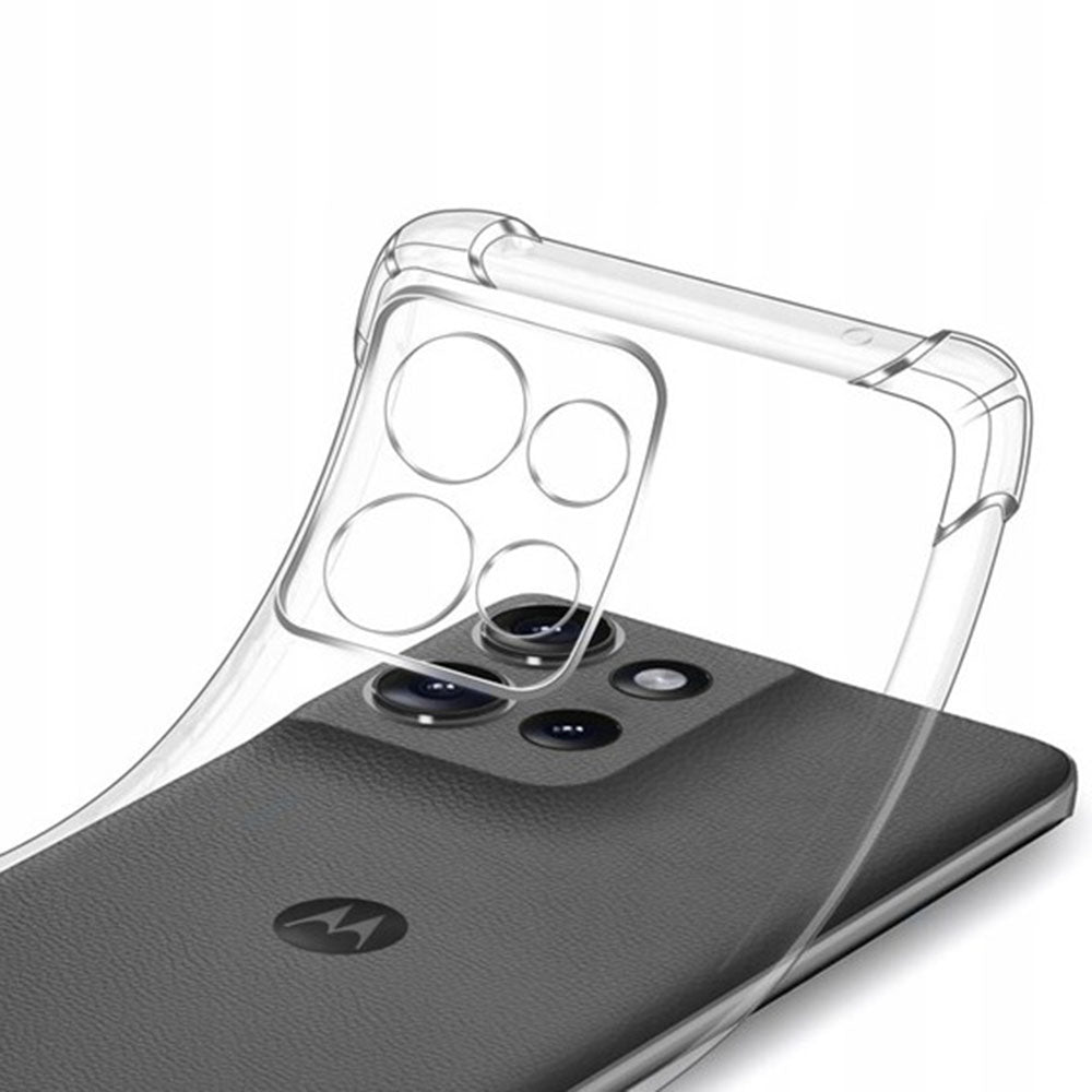 Custodia per Motorola Edge 70, Techsuit, Shockproof Clear, Trasparente