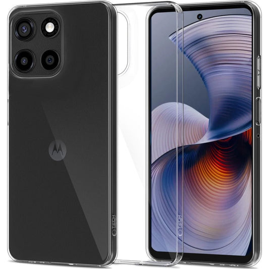 Custodia per Motorola Moto G56, Tech-Protect, Flexair, Trasparente