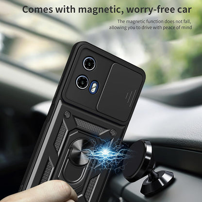 Custodia per Motorola Moto G15 / G15 Power, Techsuit, CamShield, Nera