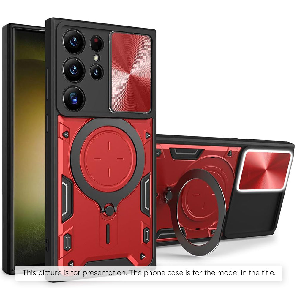 Custodia per Motorola Moto E15 / G05, Techsuit, CamGuard Pro, Rossa