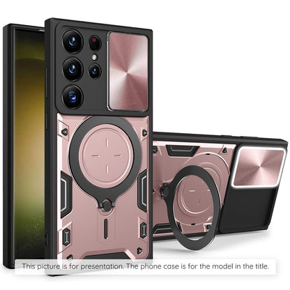 Custodia per Motorola Moto E15 / G05, Techsuit, CamGuard Pro, Rosa Dorato