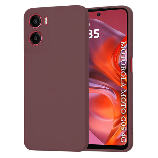 Custodia per Motorola Moto E15 / G05, Techsuit, SoftFlex, Vinaccia