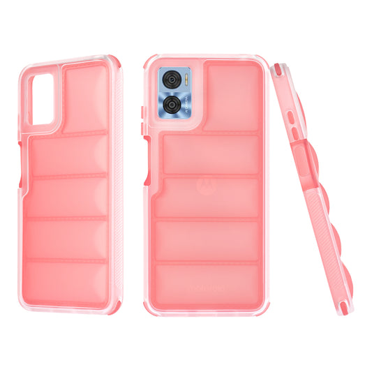 Custodia per Motorola Moto E22i / E22, Techsuit, Wave Shield, Rossa