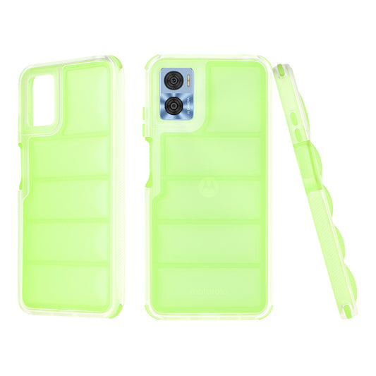 Custodia per Motorola Moto E22i / E22, Techsuit, Wave Shield, Verde