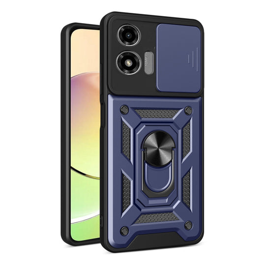 Case for Motorola Moto G04s / E14 / G04 / G24, Techsuit, CamShield, Blue