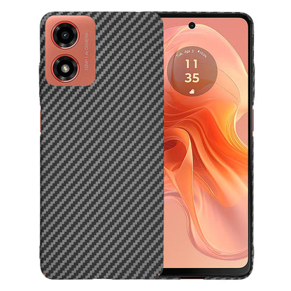 Custodia per Motorola Moto G04s / E14 / G04 / G24, Techsuit, Carbonite FiberShell, Nera