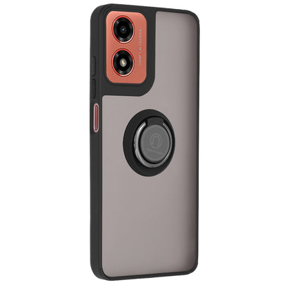 Custodia per Motorola Moto G04s / E14 / G04 / G24, Techsuit, Glinth, Nera
