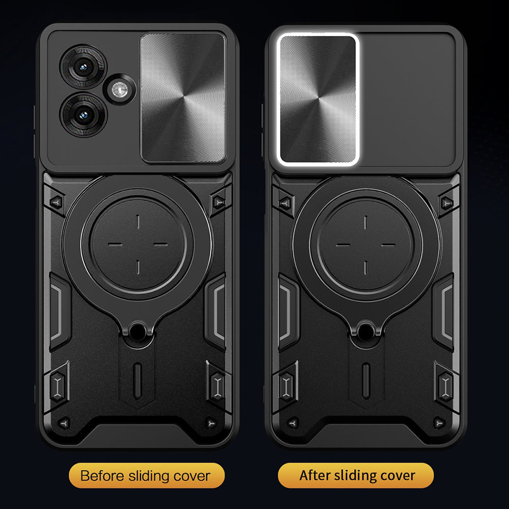 Case for Motorola Moto G06, Techsuit, CamGuard Pro, Red