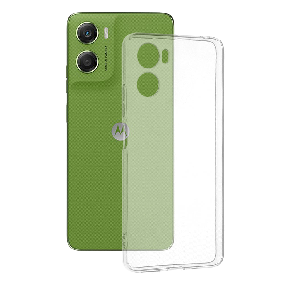 Custodia per Motorola Moto G06, Techsuit, Chiara, Trasparente