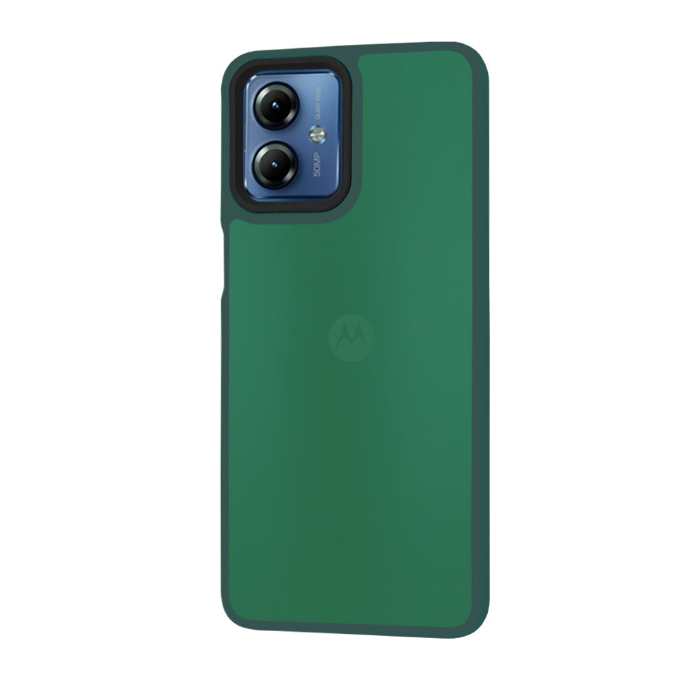 Custodia per Motorola Moto G14, Techsuit, HaloFrost, Verde