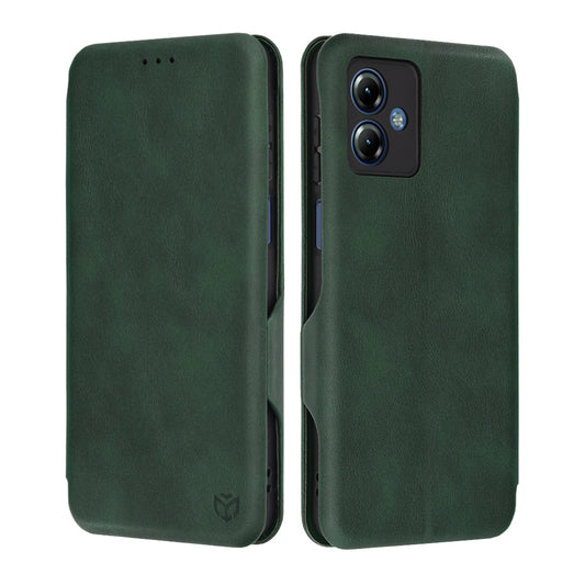 Custodia per Motorola Moto G14, Techsuit, Safe Wallet Plus, Verde