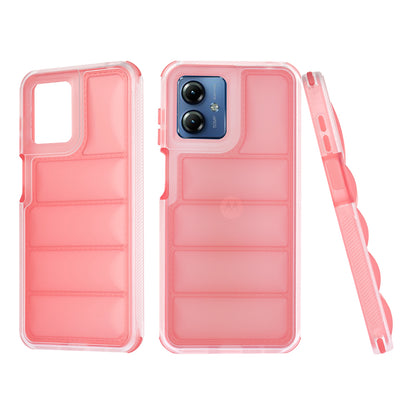 Case for Motorola Moto G14, Techsuit, Wave Shield, Red