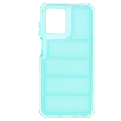 Custodia per Motorola Moto G14, Techsuit, Wave Shield, Turchese
