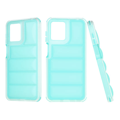 Custodia per Motorola Moto G14, Techsuit, Wave Shield, Turchese