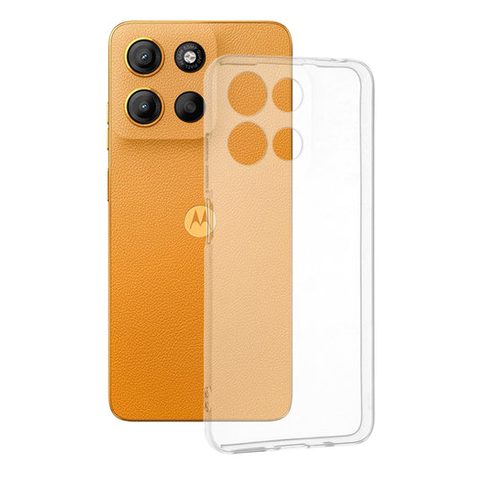 Custodia per Motorola Moto G15 / G15 Power, Techsuit, Chiara, Trasparente
