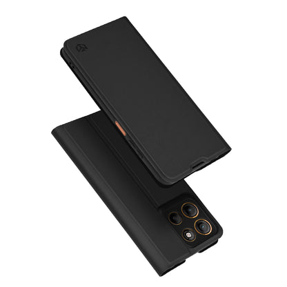 Custodia per Motorola Moto G15 / G15 Power, Techsuit, Magskin Book, Nera