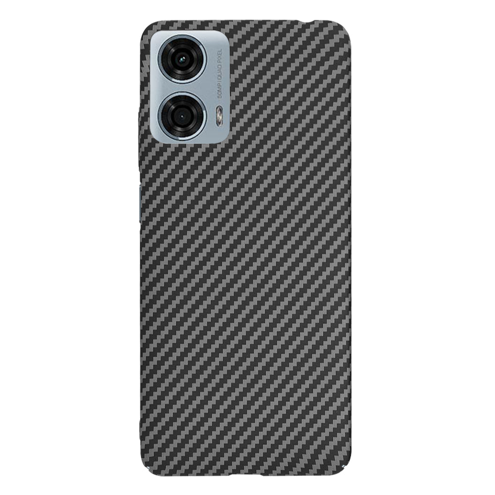 Custodia per Motorola Moto G24 Power, Techsuit, Carbonite FiberShell, Nera