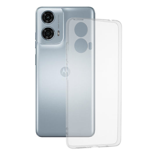 Custodia per Motorola Moto G24 Power, Techsuit, Chiara, Trasparente