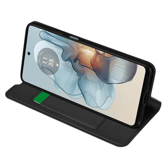 Custodia per Motorola Moto G24 Power, Techsuit, Magskin Book, Nera