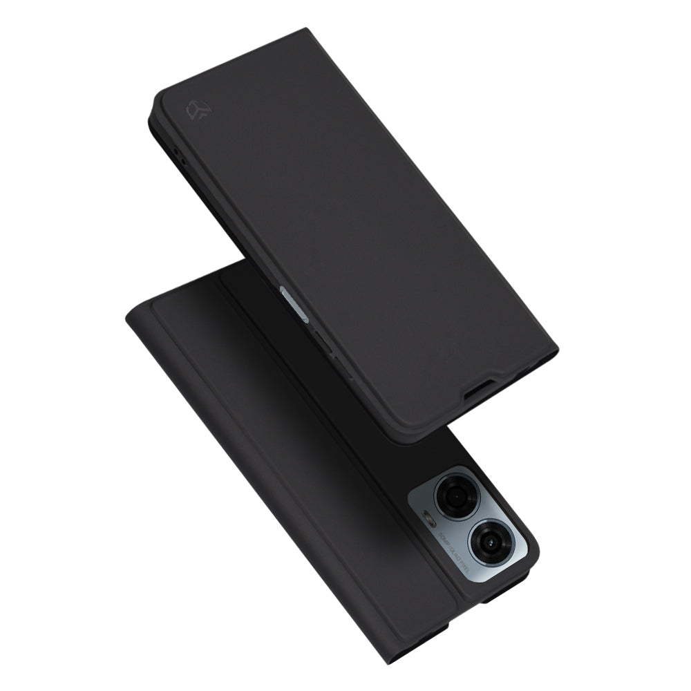 Custodia per Motorola Moto G24 Power, Techsuit, Magskin Book, Nera