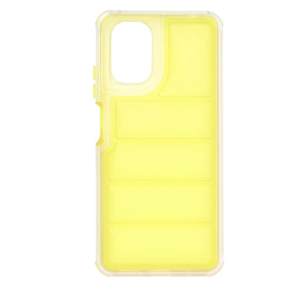 Case for Motorola Moto G24 Power, Techsuit, Wave Shield, Yellow