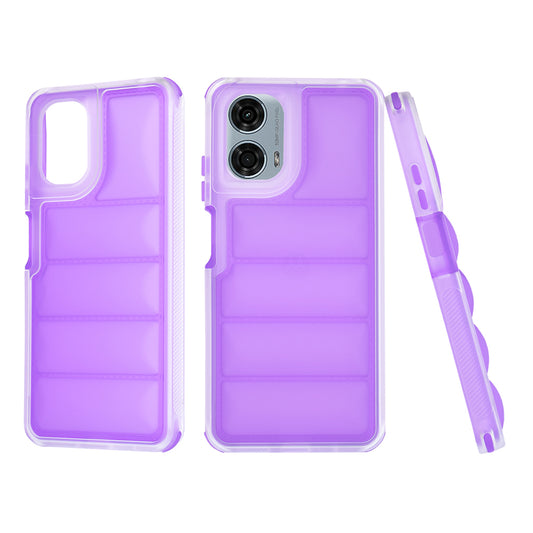 Custodia per Motorola Moto G24 Power, Techsuit, Wave Shield, Viola