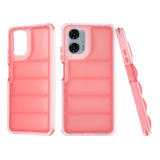 Custodia per Motorola Moto G24 Power, Techsuit, Wave Shield, Rossa