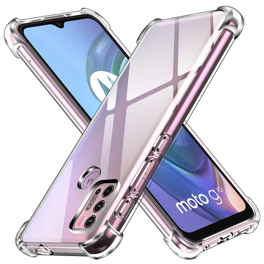 Custodia per Motorola Moto G30 / G20 / G10, Techsuit, Shockproof Clear, Trasparente