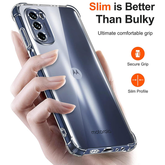 Case for Motorola Moto G31 / G41, Techsuit, Shockproof Clear, Transparent