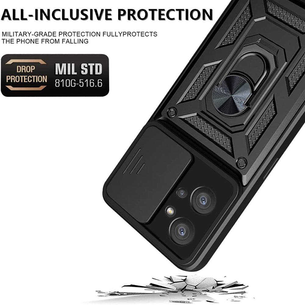 Custodia per Motorola Moto G32, Techsuit, CamShield, Nera