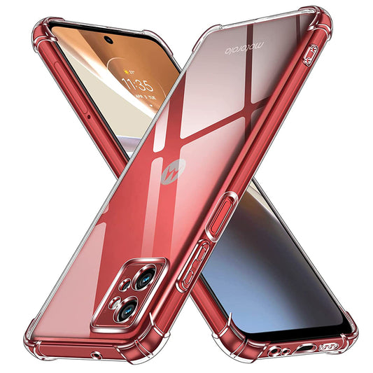 Case for Motorola Moto G32, Techsuit, Shockproof Clear, Transparent