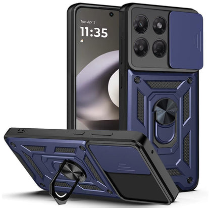 Custodia per Motorola Moto G37 Power, Techsuit, CamShield, Blu