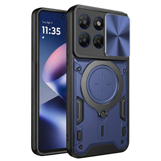 Custodia per Motorola Moto G47 / G37, Techsuit, CamGuard Pro, Blu