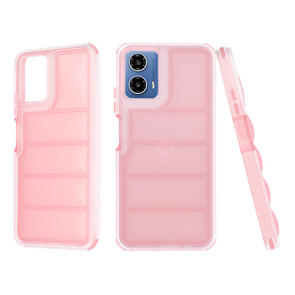 Custodia per Motorola Moto G45 / G34, Techsuit, Wave Shield, Rosa