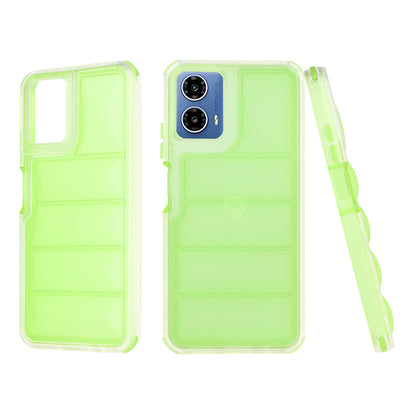 Custodia per Motorola Moto G45 / G34, Techsuit, Wave Shield, Verde