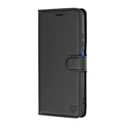 Custodia per Motorola Moto G47 / G37 Power / G37, Techsuit, Leather Folio, Nera