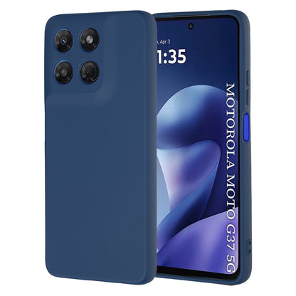 Custodia per Motorola Moto G47 / G37 Power / G37, Techsuit, SoftFlex, Blu scuro