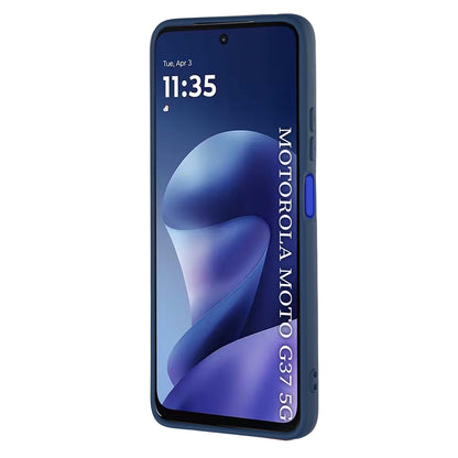 Custodia per Motorola Moto G47 / G37 Power / G37, Techsuit, SoftFlex, Blu scuro