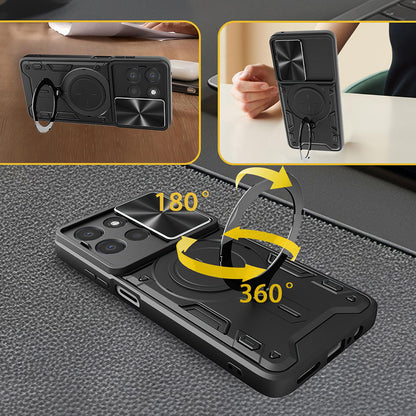 Custodia per Motorola Moto G47 / G37, Techsuit, CamGuard Pro, Nera