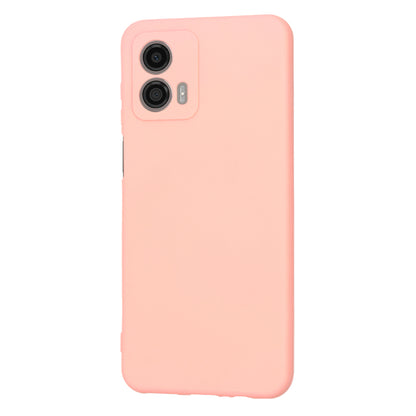 Custodia per Motorola Moto G53, Techsuit, SoftFlex, Rosa Chiaro