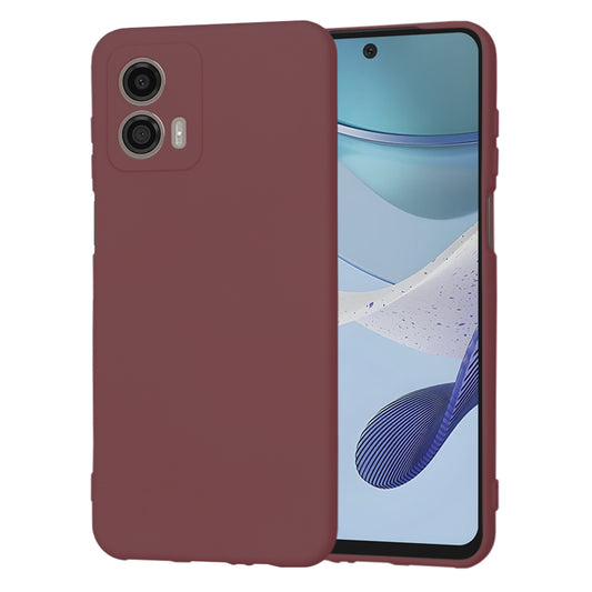 Custodia per Motorola Moto G53, Techsuit, SoftFlex, Vinaccia