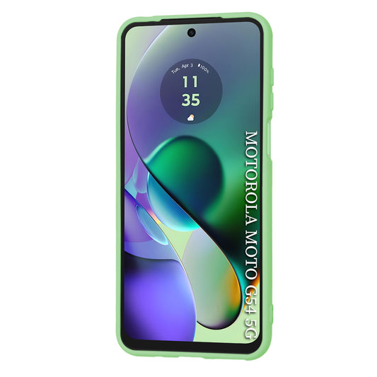 Case for Motorola Moto G54, Techsuit, SoftFlex, Light Green