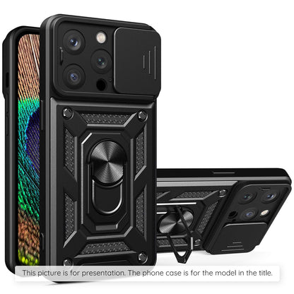 Custodia per Motorola Moto G56, Techsuit, CamShield, Nera