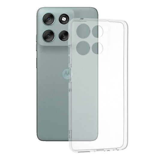 Custodia per Motorola Moto G56, Techsuit, Chiara, Trasparente
