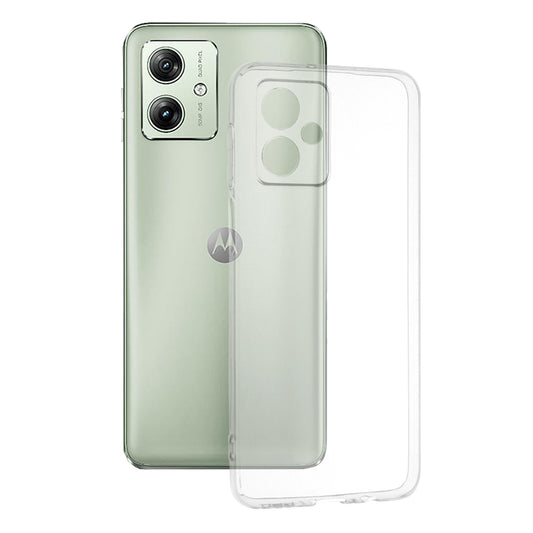 Custodia per Motorola Moto G64 / G54 Power Edition, Techsuit, Chiara, Trasparente
