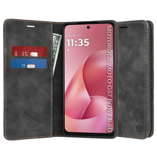 Case for Motorola Moto G67 Power / G57 Power, Techsuit, Confy, Black