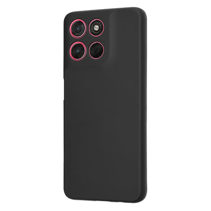 Custodia per Motorola Moto G67 Power / G57 Power, Techsuit, SoftFlex, Nera