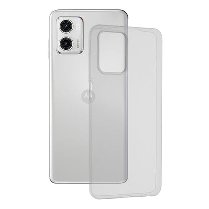 Custodia per Motorola Moto G73, Techsuit, Chiara, Trasparente